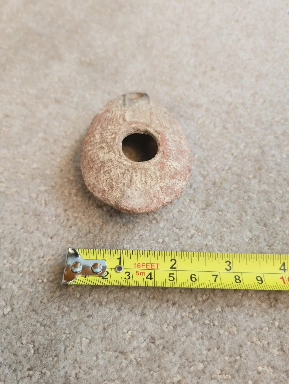 Ancient Roman / Byzantine 1st-3rd Century Terracotta Pottery OIL LAMP